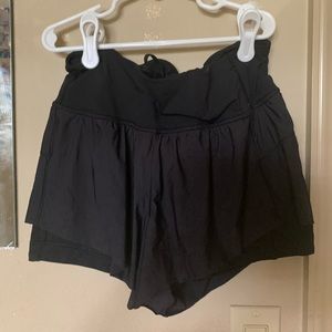 Black lululemon shorts